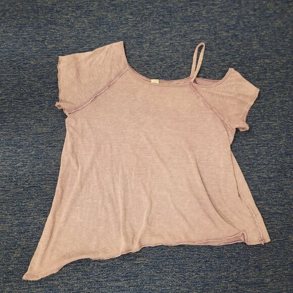 We The Free Womens Coraline Off The Shoulder Top Size M Asymmetric Boho Fairy - Picture 1 of 12